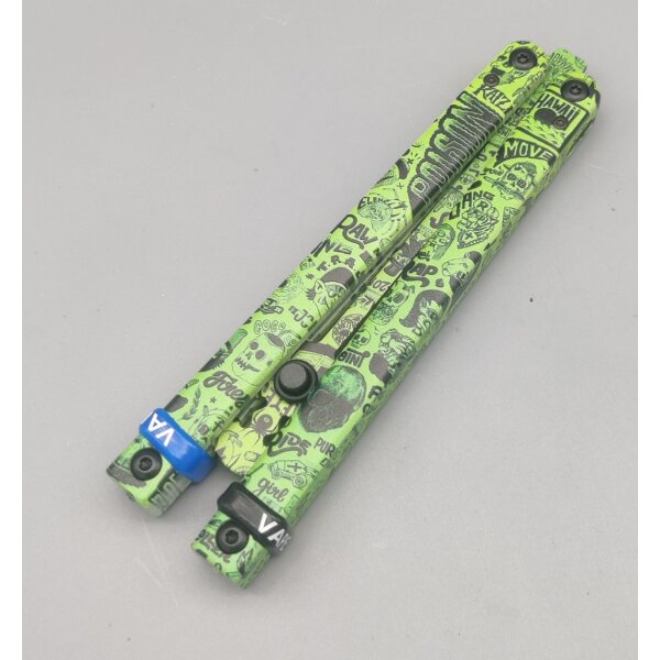 Albainox Balisong Übungsmesser Green Logos
