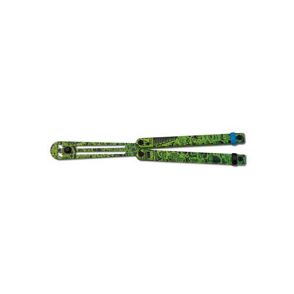 Albainox Balisong Übungsmesser Green Logos