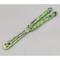 Albainox Balisong Übungsmesser Green Logos
