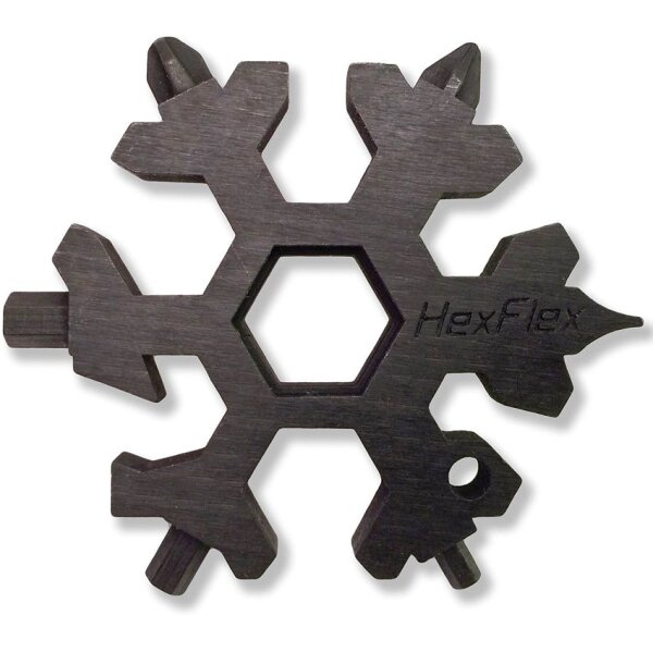 HexFlex Adventure Tool Black Standard Schraubendreher