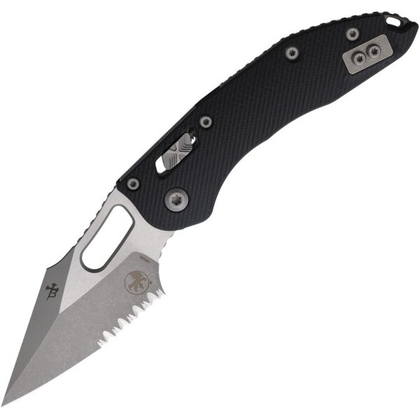 Microtech Stitch S/E Ram Lok SW Black Böhler M390 Stahl
