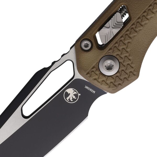 Microtech MSI Ram-Lok Tri Grip DE M390MK Stahl und Dark Earth Polymer Griff Made in USA