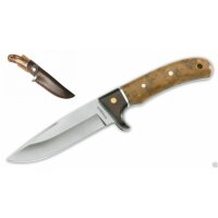 Böker Magnum Elk Hunter Jagdmesser mit Lederscheide...