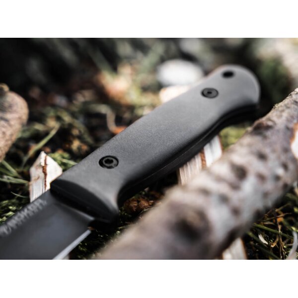 Böker Solingen DBK BUSHFRIEND 2000 Allblack Black Schwarz 80CrV2 Stahl