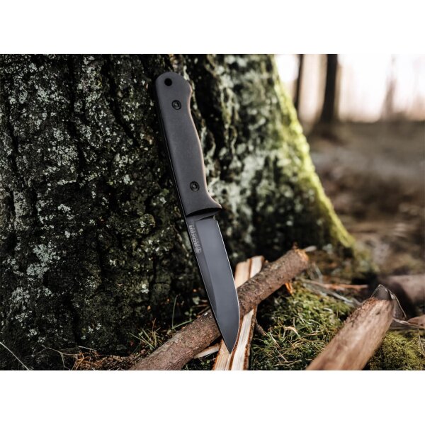 Böker Solingen DBK BUSHFRIEND 2000 Allblack Black Schwarz 80CrV2 Stahl