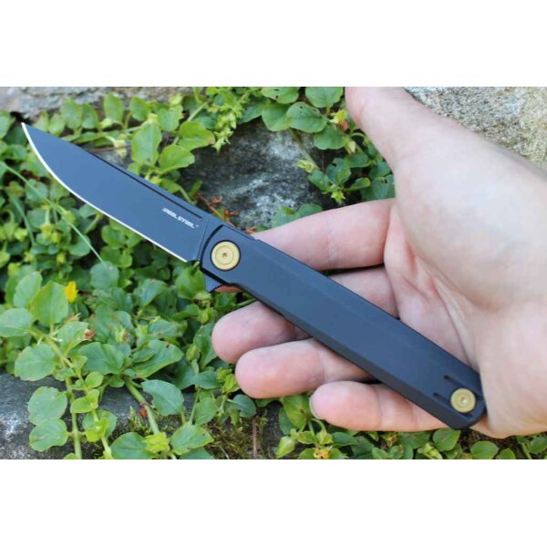 Real Steel G-FRAME Folder mit N690 Klinge und Titangriff B-WARE