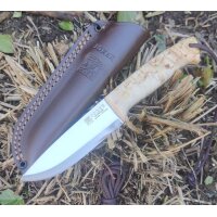 Joker Ranger Scandi Maserbirke Bushcraft Lederscheide