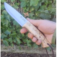 Joker Ranger Scandi Maserbirke Bushcraft Lederscheide