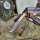Joker Ranger Scandi 14C28N Stahl Maserbirke Bushcraft Lederscheide Feuerstarter