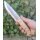 Joker Ranger Scandi 14C28N Stahl Maserbirke Bushcraft Lederscheide Feuerstarter
