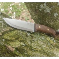 Joker Ranger Scandi Walnuss Bushcraft Lederscheide