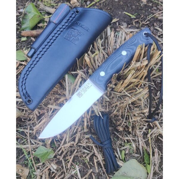 Joker Ranger Micarta Bushcraft Lederscheide Feuerstarter