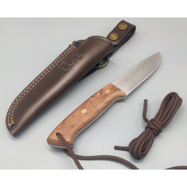 Joker Ranger Walnuss Bushcraft Lederscheide
