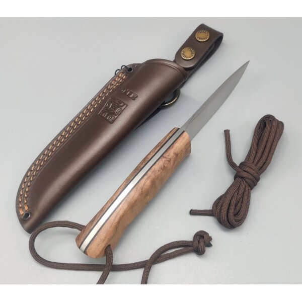 Joker Ranger Walnuss Bushcraft Lederscheide