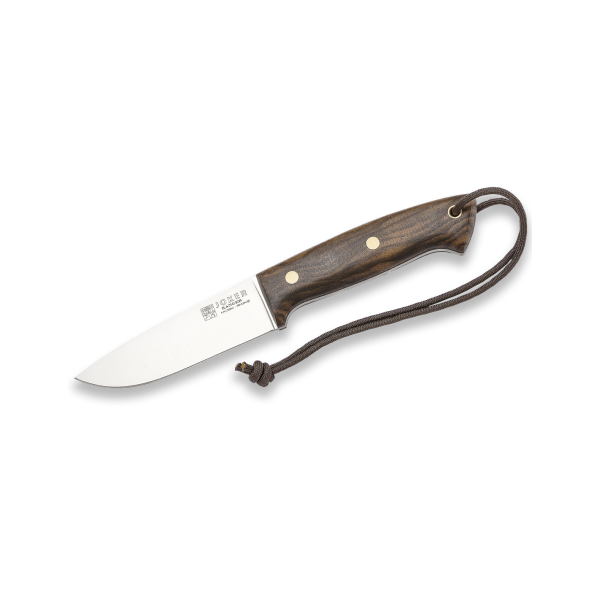 Joker Ranger Walnuss Bushcraft Lederscheide Feuerstarter