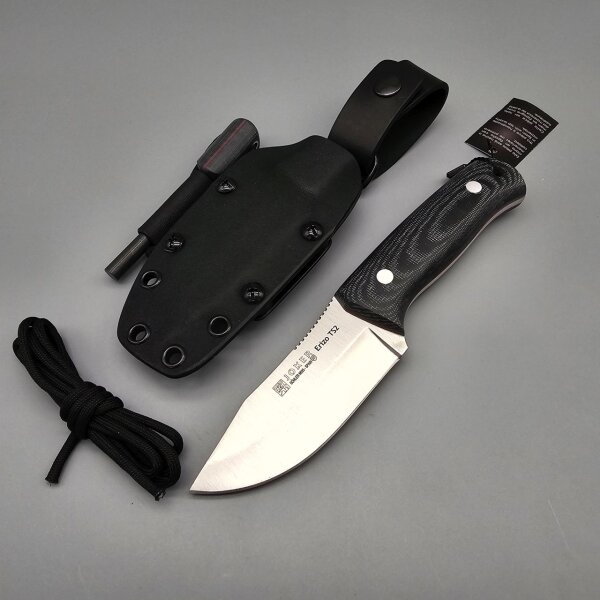Joker Erizo TS2 EDC Knife Kydexscheide Feuerstarter
