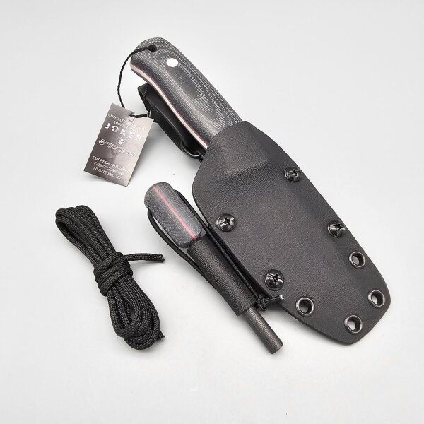 Joker Erizo TS2 EDC Knife Kydexscheide Feuerstarter