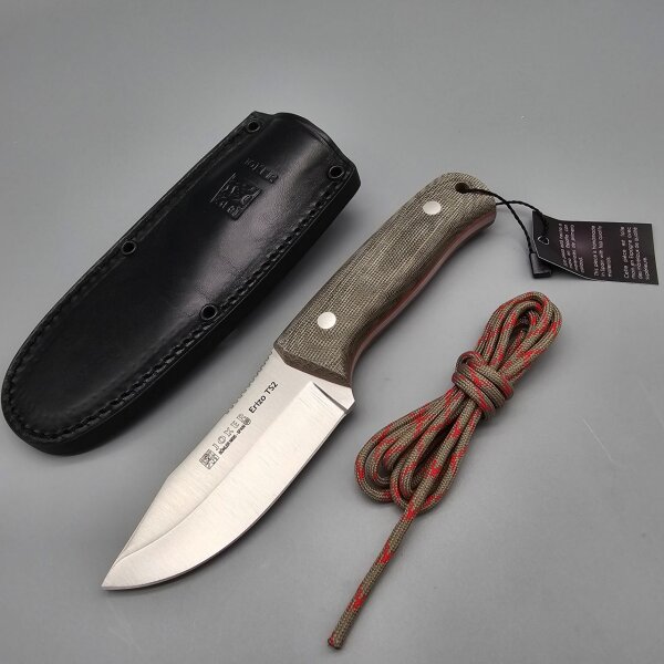 Joker Erizo TS2 EDC Knife Lederscheide Canvas Micarta