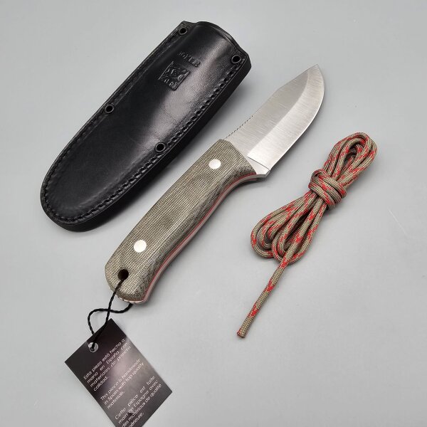 Joker Erizo TS2 EDC Knife Lederscheide Canvas Micarta