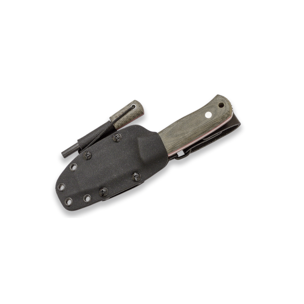 Joker Erizo TS2 EDC Knife Kydexscheide Canvas Micarta Feuerstarter