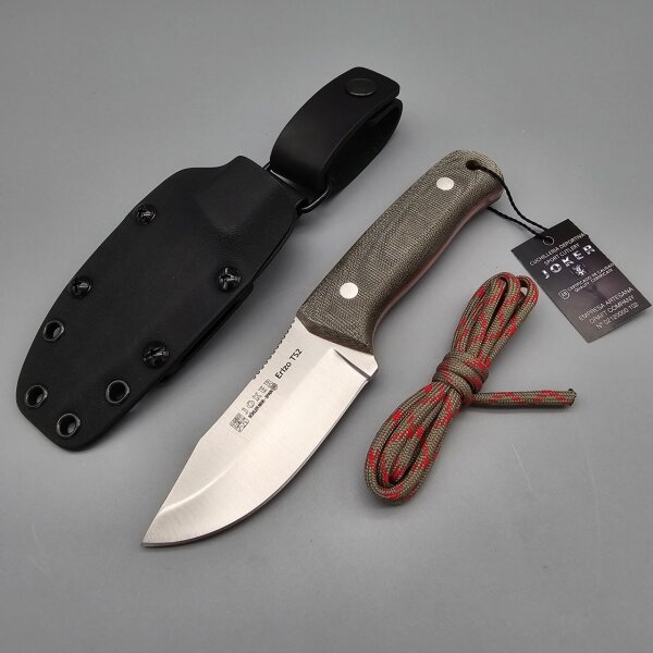 Joker Erizo TS2 EDC Knife Kydexscheide Canvas Micarta