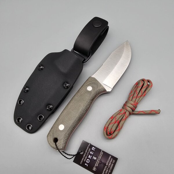 Joker Erizo TS2 EDC Knife Kydexscheide Canvas Micarta