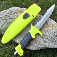 MFH Tauchermesser " Profi " neongelb gelb neon...