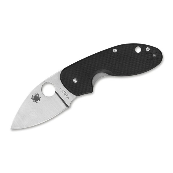 Spyderco Insistent Taschenmesser schwarz black G10 Griff Linerlock 8Cr13MoV Stahl Messer