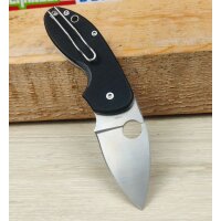Spyderco Insistent Taschenmesser schwarz black G10 Griff...