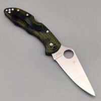 Spyderco Delica 4 Lightweight Zome Green Camo Tarn...