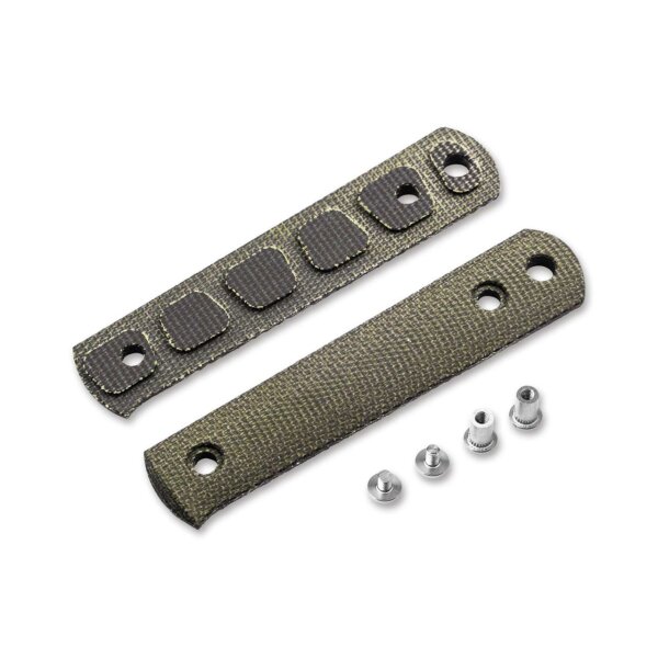 Böker Solingen BFF Packlite Griffschalen Canvas Micarta Smooth grün green 190680