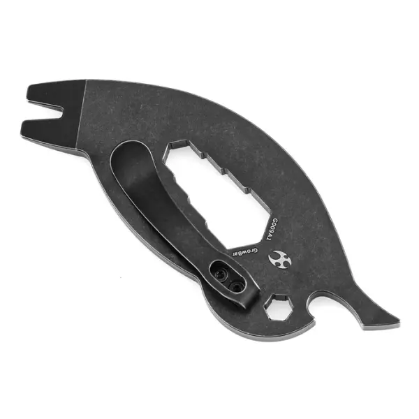 Kansept Knives CrowBar EDC Tool Blackwash Titan Multitool