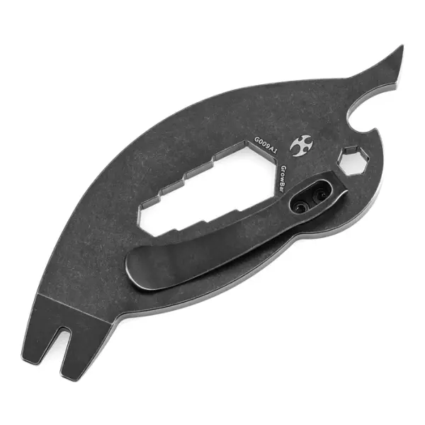 Kansept Knives CrowBar EDC Tool Blackwash Titan Multitool