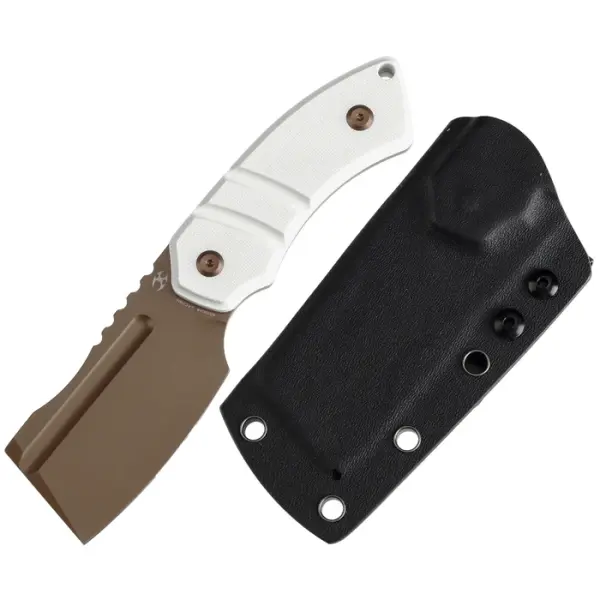 Kansept Knives Korvid S Fixed Blade Rosegold-White
