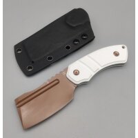 Kansept Knives Korvid S Fixed Blade Rosegold-White