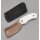 Kansept Knives Korvid S Fixed Blade Rosegold-White