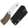 Kansept Knives Korvid S Fixed Blade Rosegold-White