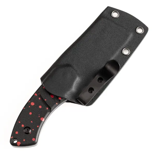 Kansept Knives Korvid S Fixed Blade Blood Print-Black
