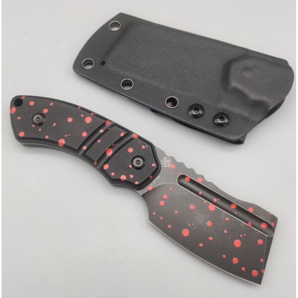 Kansept Knives Korvid S Fixed Blade Blood Print-Black