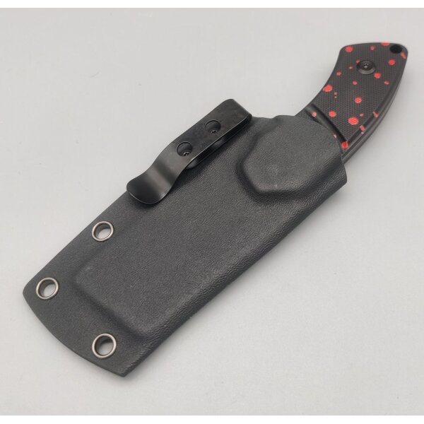 Kansept Knives Korvid S Fixed Blade Blood Print-Black