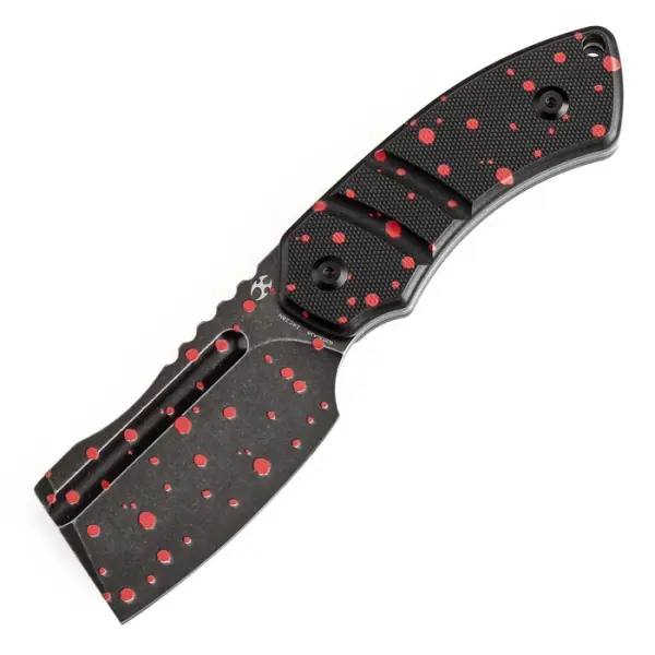 Kansept Knives Korvid S Fixed Blade Blood Print-Black