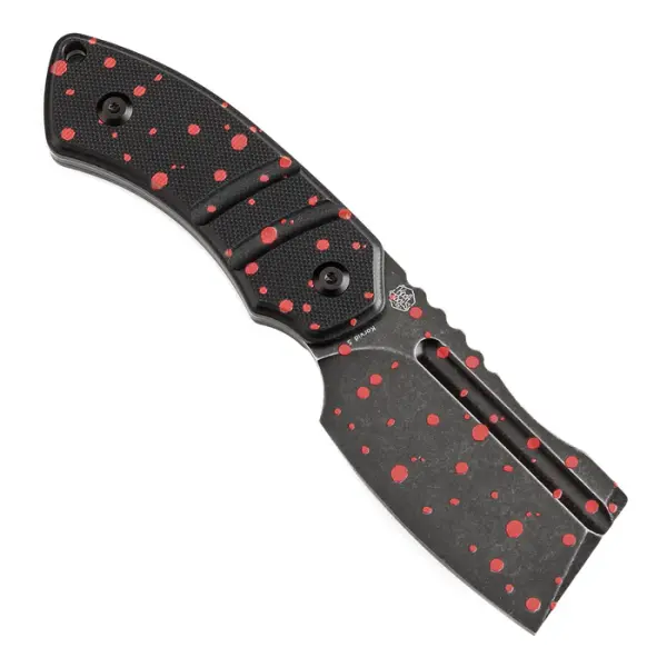 Kansept Knives Korvid S Fixed Blade Blood Print-Black