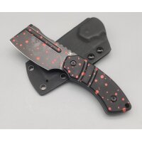 Kansept Knives Korvid S Fixed Blade Blood Print-Black