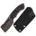 Kansept Knives Korvid S Fixed Blade Blood Print-Black