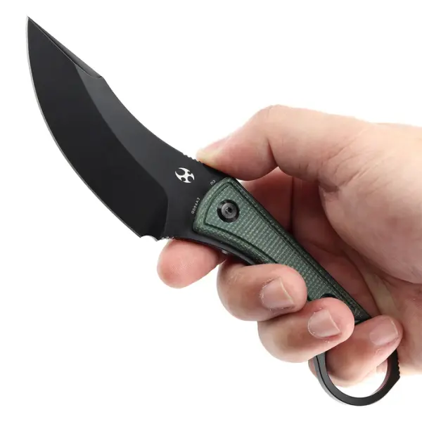 Kansept Knives Niko Fixed Blade Green Micarta