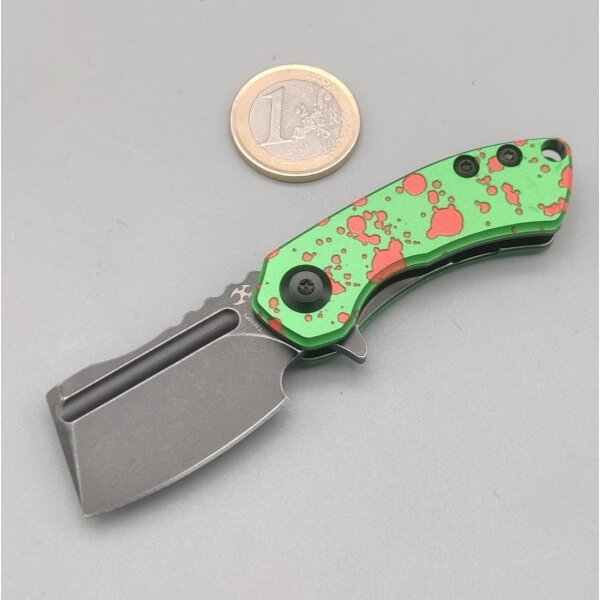 Kansept Knives Mini Korvid Flipper Green by Koch Tools