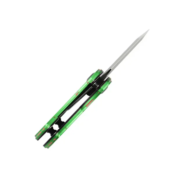 Kansept Knives Mini Korvid Flipper Green by Koch Tools
