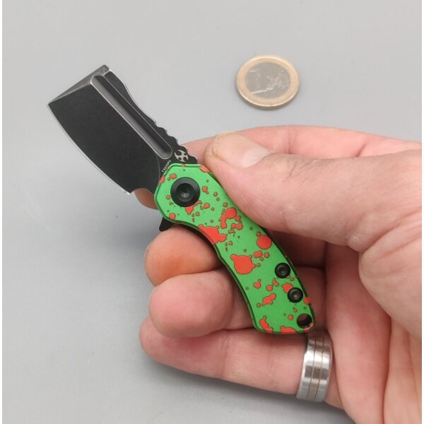 Kansept Knives Mini Korvid Flipper Green by Koch Tools