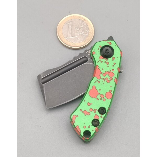 Kansept Knives Mini Korvid Flipper Green by Koch Tools