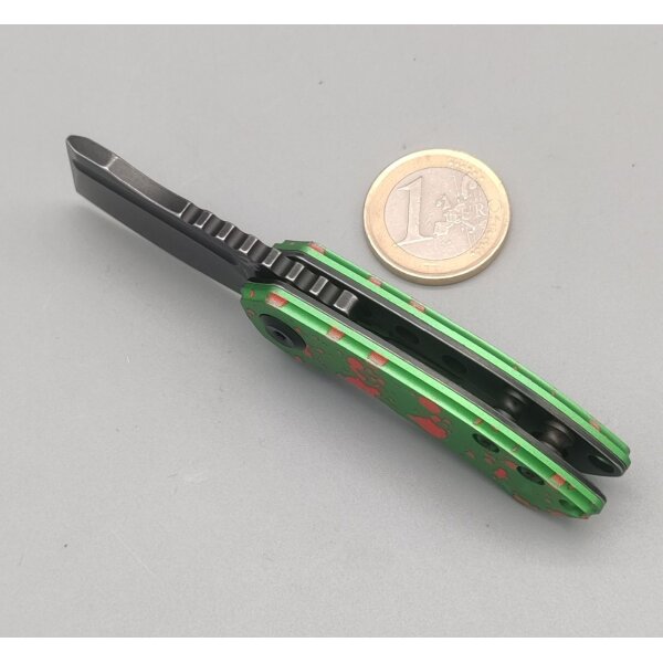 Kansept Knives Mini Korvid Flipper Green by Koch Tools